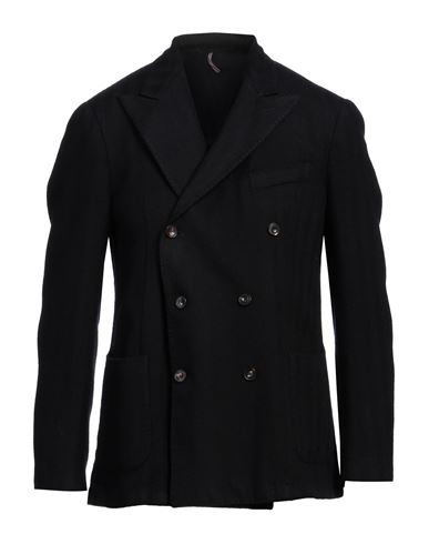 Santaniello Man Blazer Midnight Blue Size 44 Wool