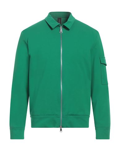 Shop Hōsio Man Jacket Green Size 42 Cotton, Polyamide, Elastane