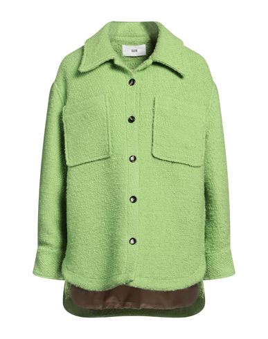 Shop Solotre Woman Shirt Green Size 6 Wool, Virgin Wool, Polyester