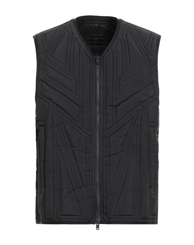 Y-3 Man Vest Black Size M Polyamide In Black
