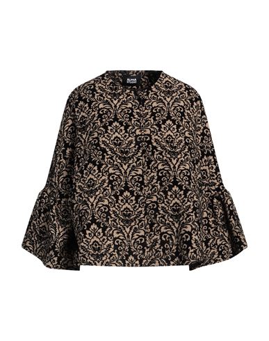 Shop Alpha Studio Woman Jacket Beige Size 6 Acrylic, Cotton, Polyester, Wool
