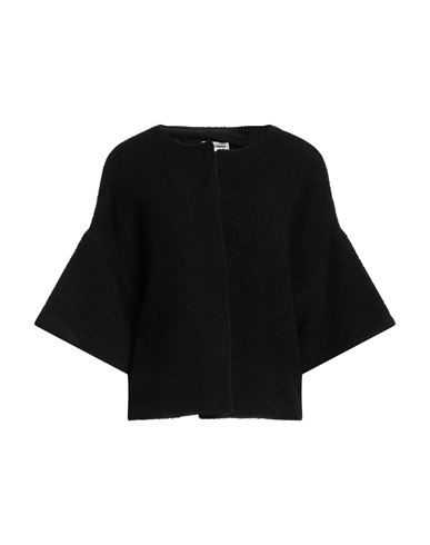 Shop Sandro Ferrone Woman Jacket Black Size L Acrylic, Wool, Polyamide