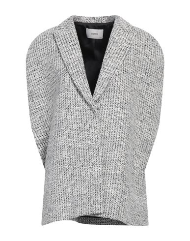 Coperni Tailored V Neck Cotton Blend Cape In Multi