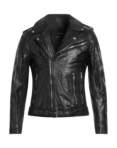 Shop Isabel Benenato Man Jacket Black Size 34 Leather