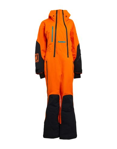Shop Adidas By Stella Mccartney Woman Snow Wear Orange Size L Recycled Polyester