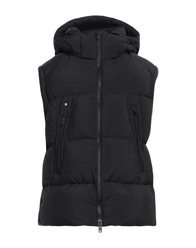 Y-3 Man Vest Black Size L Recycled Polyamide In Black