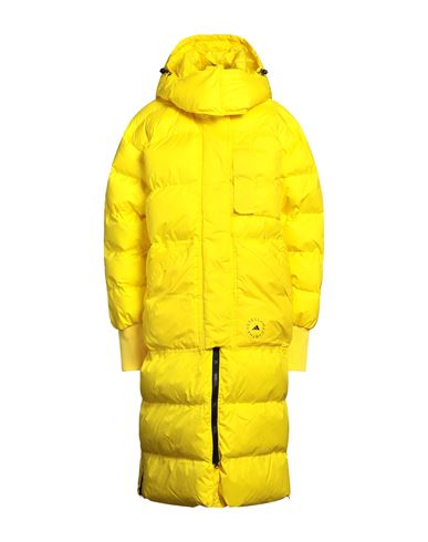 Shop Adidas By Stella Mccartney Woman Puffer Yellow Size S Recycled Polyester