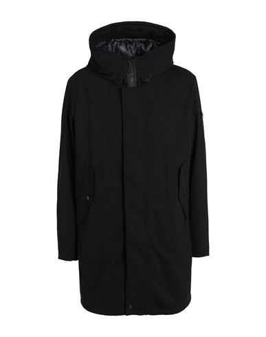 Peuterey Man Coat Black Size Xl Polyester In Black