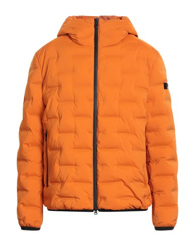 Peuterey Man Puffer Orange Size L Polyester, Elastane