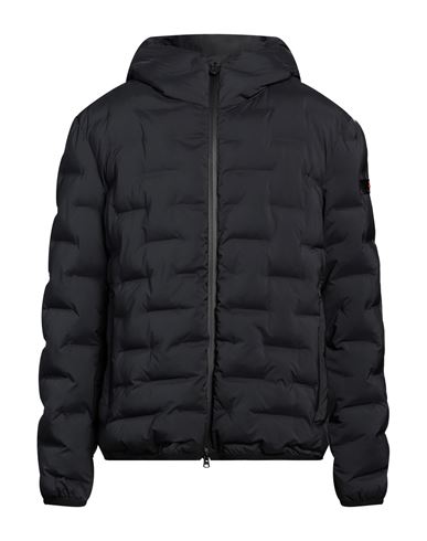 Peuterey Man Puffer Black Size S Polyester, Elastane In Black