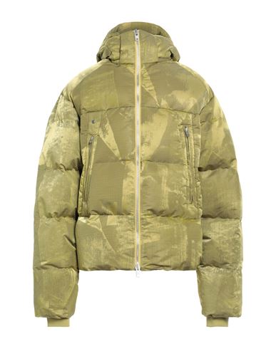 Shop Y-3 Man Puffer Acid Green Size L Polyamide, Polyester