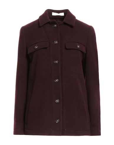 Massimo Alba Woman Jacket Deep Purple Size M Virgin Wool In Deep Purple