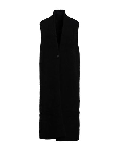 Shop Isabel Benenato Woman Cardigan Black Size 4 Mohair Wool, Wool, Polyamide, Elastane