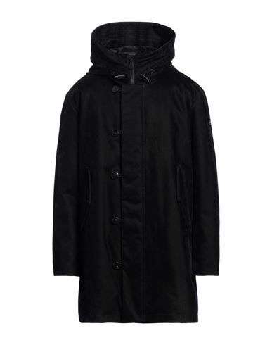 Peuterey Man Coat Black Size Xl Cotton, Viscose, Polyester