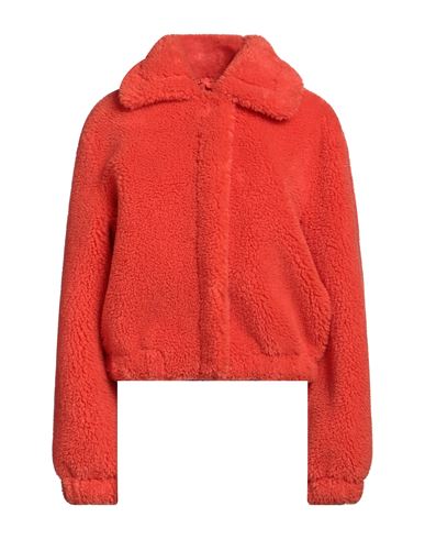 Shearling- & Kunstfell Damen Tomatenrot L,M Damen