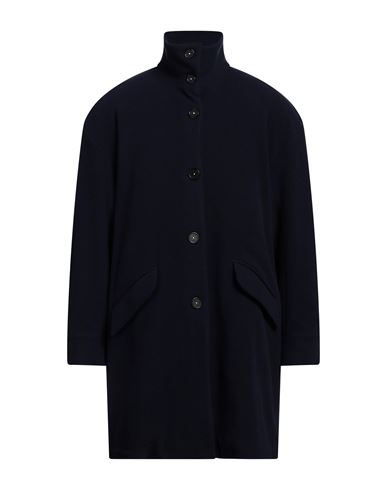 Massimo Alba Man Coat Navy Blue Size L Wool