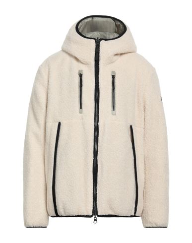 Shop Peuterey Man Puffer Ivory Size Xxl Acrylic, Polyester, Wool, Polyamide In White