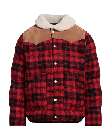 Shop Blast-off Man Puffer Red Size 3 Wool, Polyester, Leather