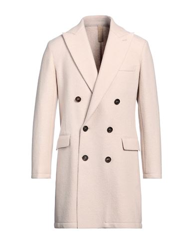 Eleventy Man Coat Beige Size 40 Wool, Polyester, Polyurethane In Pink