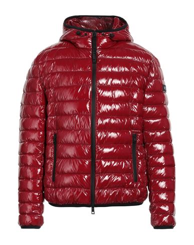 Up To Be Man Puffer Red Size 40 Nylon In Burgundy