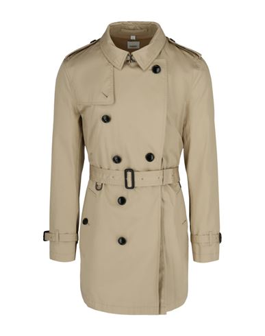 Shop Burberry Trench Coat Man Overcoat & Trench Coat Beige Size 52 Cotton
