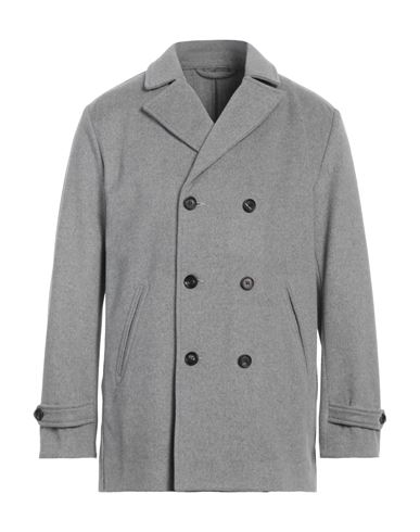 Luigi Borrelli Napoli Man Coat Light Grey Size 44 Cashmere In Gray