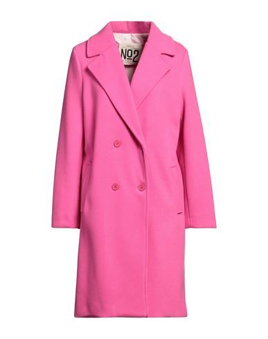 Aniye N°2 Woman Coat Fuchsia Size M Polyester In Pink