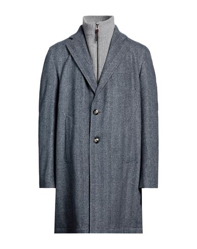 Windsor . Man Coat Slate Blue Size 44 Recycled Wool, Polyamide, Polyester In Gray