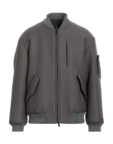 Hevo Hevò Man Jacket Grey Size 40 Polyester In Gray