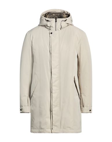 Moorer Man Puffer Taupe Size 40 Polyester, Cotton