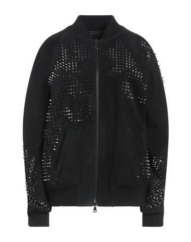 Alessandra Grimoldi Woman Jacket Black Size 12 Leather