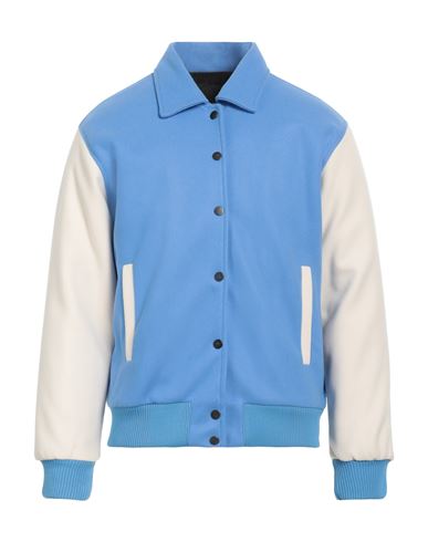 Why Not Brand Man Jacket Light Blue Size M Polyester In Blue