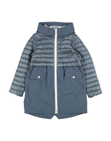 Herno Toddler Girl Puffer Slate Blue Size 6 Polyamide, Polyester In Blue