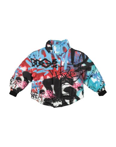 Dolce & Gabbana Toddler Boy Puffer Azure Size 5 Polyester, Virgin Wool, Elastane In Blue
