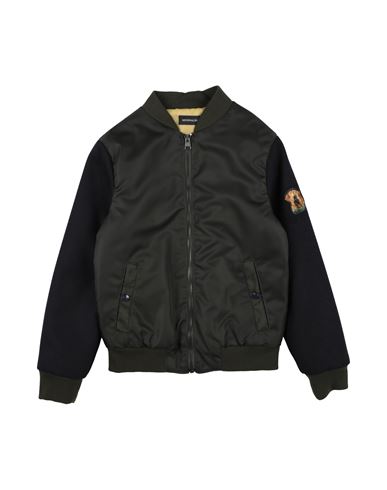 Monnalisa Toddler Boy Jacket Military Green Size 6 Polyester, Viscose, Elastane In Green