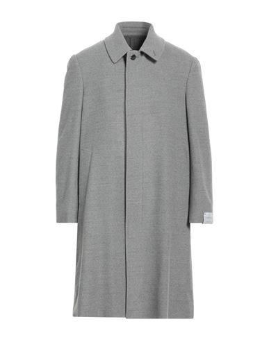 Caruso Man Overcoat & Trench Coat Grey Size 46 Wool In Gray