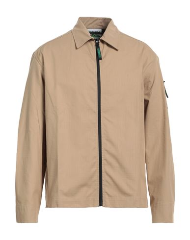 Rayon Vert Man Jacket Beige Size Xl Cotton In Neutral