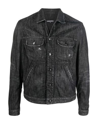 Dsquared2 Jackets Man Puffer Black Size 44 Cotton