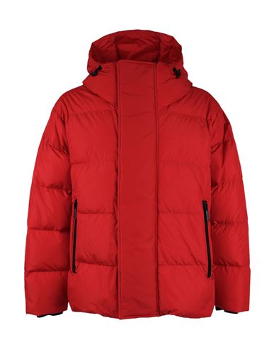 Shop Dsquared2 Puffer Jacket Man Puffer Red Size 44 Cotton