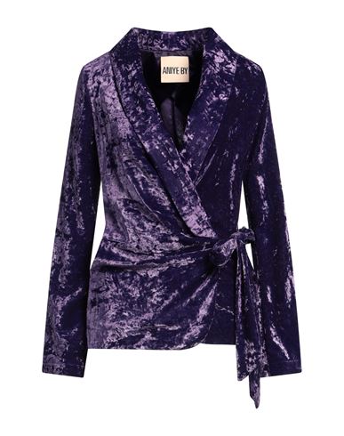 Aniye By Woman Jacket Purple Size 10 Polyester