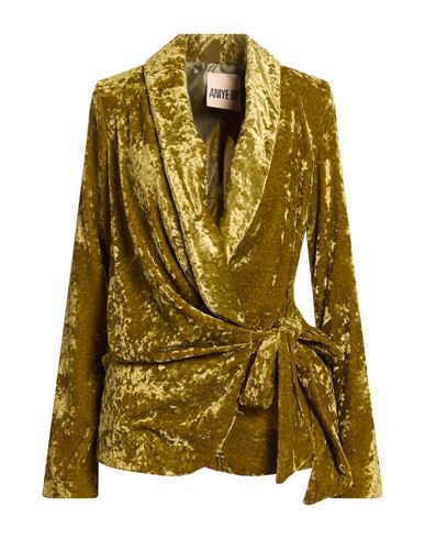 Aniye By Woman Blazer Khaki Size 10 Polyester In Sand