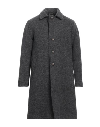 Doppiaa Man Coat Steel Grey Size 42 Wool, Elastane, Polyamide, Acetate In Gray