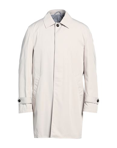 Aldo Maria Testa Man Overcoat & Trench Coat Beige Size 40 Polyester In White