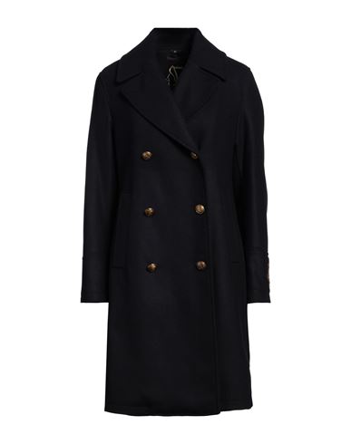 Sealup Woman Coat Midnight Blue Size 10 Wool, Polyester