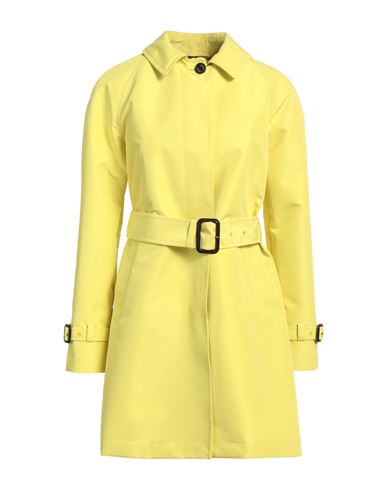 Sealup Woman Overcoat & Trench Coat Yellow Size 2 Polyester In Yellow
