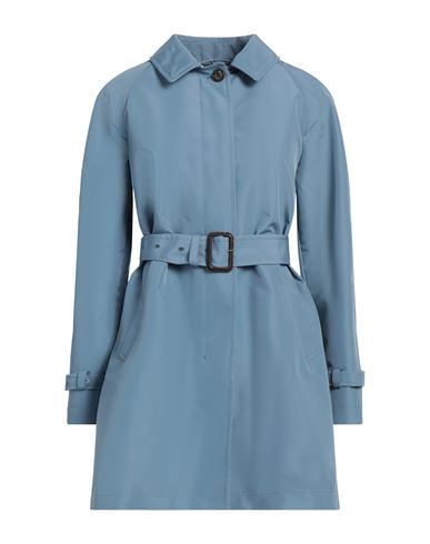 Sealup Woman Overcoat & Trench Coat Light Blue Size 10 Polyester In Blue