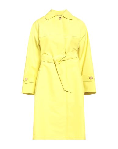 Sealup Woman Overcoat & Trench Coat Yellow Size 6 Polyester In Yellow