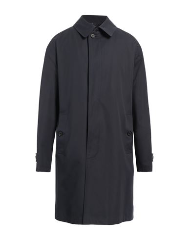 Sealup Man Overcoat & Trench Coat Midnight Blue Size 46 Cotton
