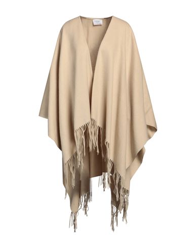 Snobby Sheep Woman Cape Beige Size 6 Wool In Neutral
