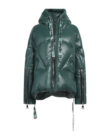 Khrisjoy Woman Puffer Green Size 00 Polyamide In Green